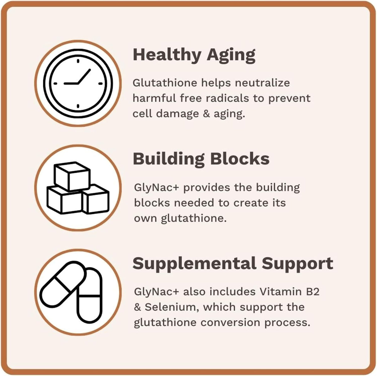 Utzy Naturals High Dose GlyNAC+ Supplement | 90 Capsules