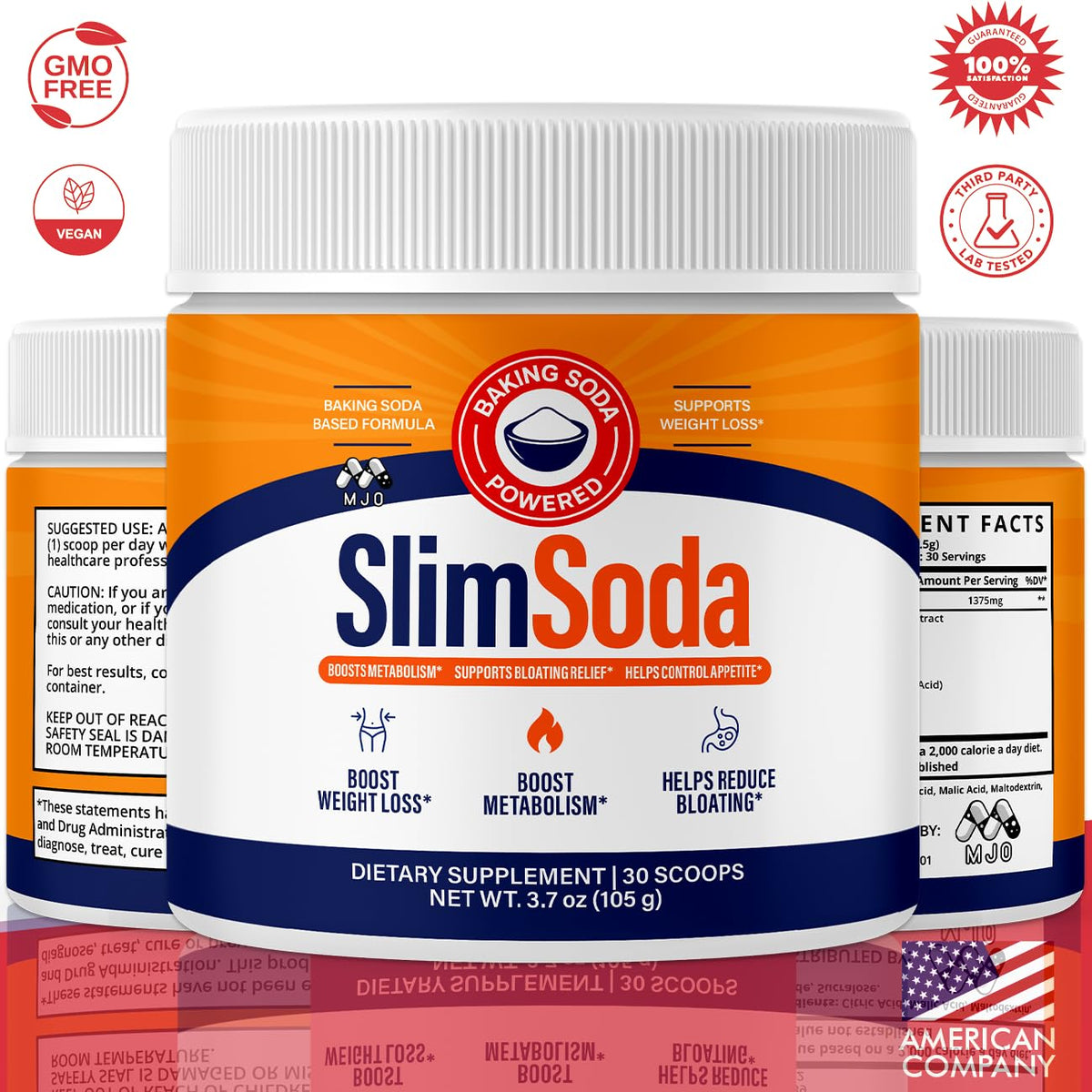 Slim Soda Powder, SlimSoda Weight and Wellness Support 1-Pack, 30 Servings
