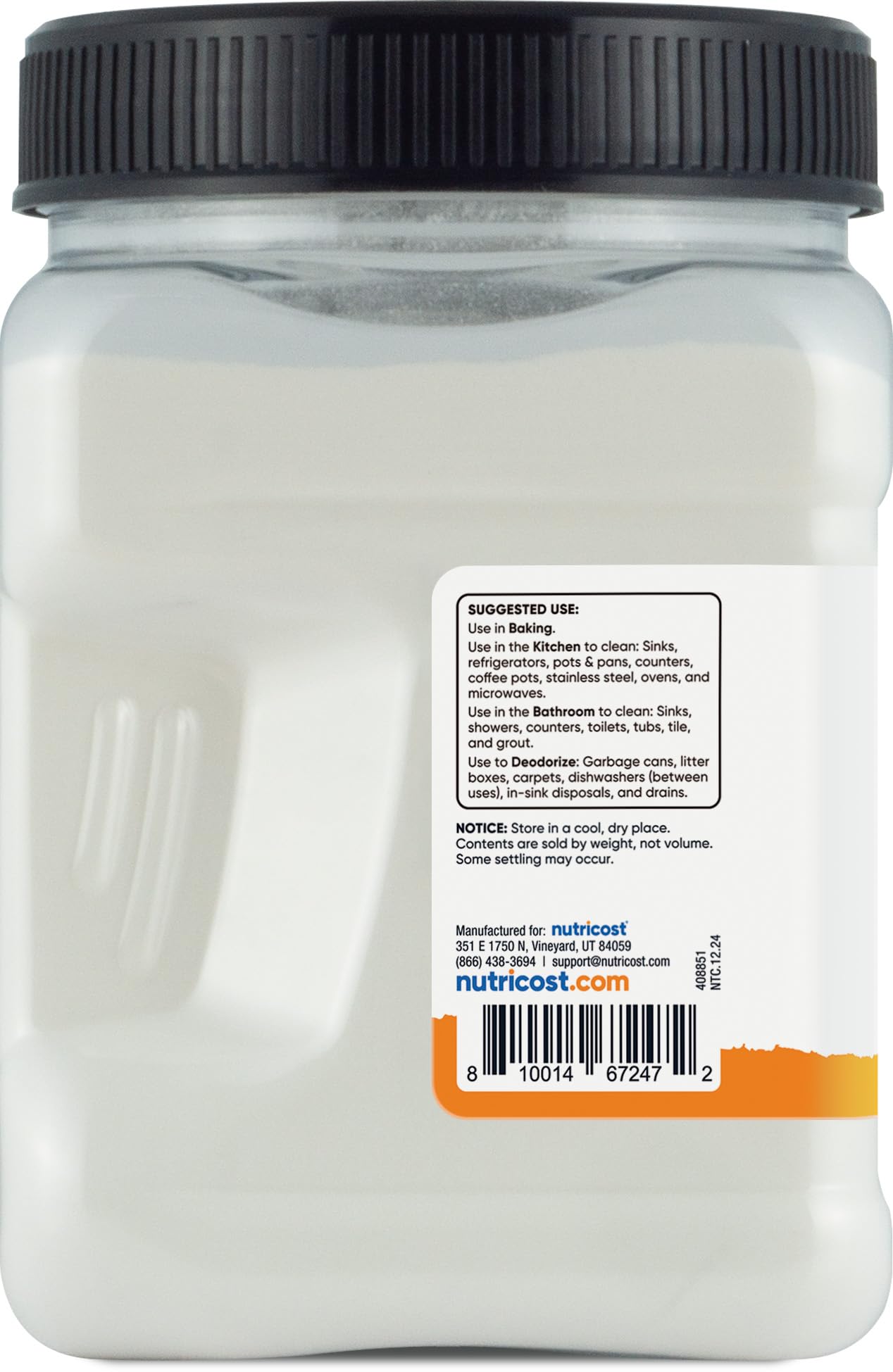 Nutricost Pantry Baking Soda (2 LBS) - For Baking, Cleaning & Deodorizing