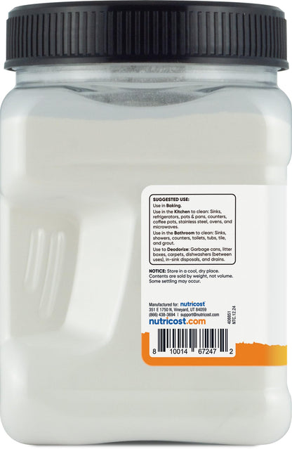 Nutricost Pantry Baking Soda (2 LBS) - For Baking, Cleaning & Deodorizing