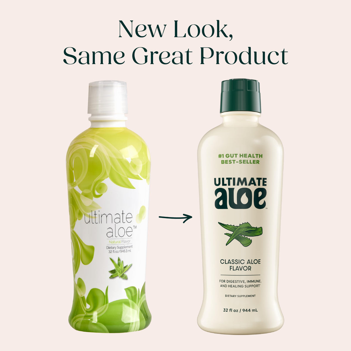 Ultimate Aloe – Aloe Juice, Strawberry & Kiwi Flavor, 16 Servings