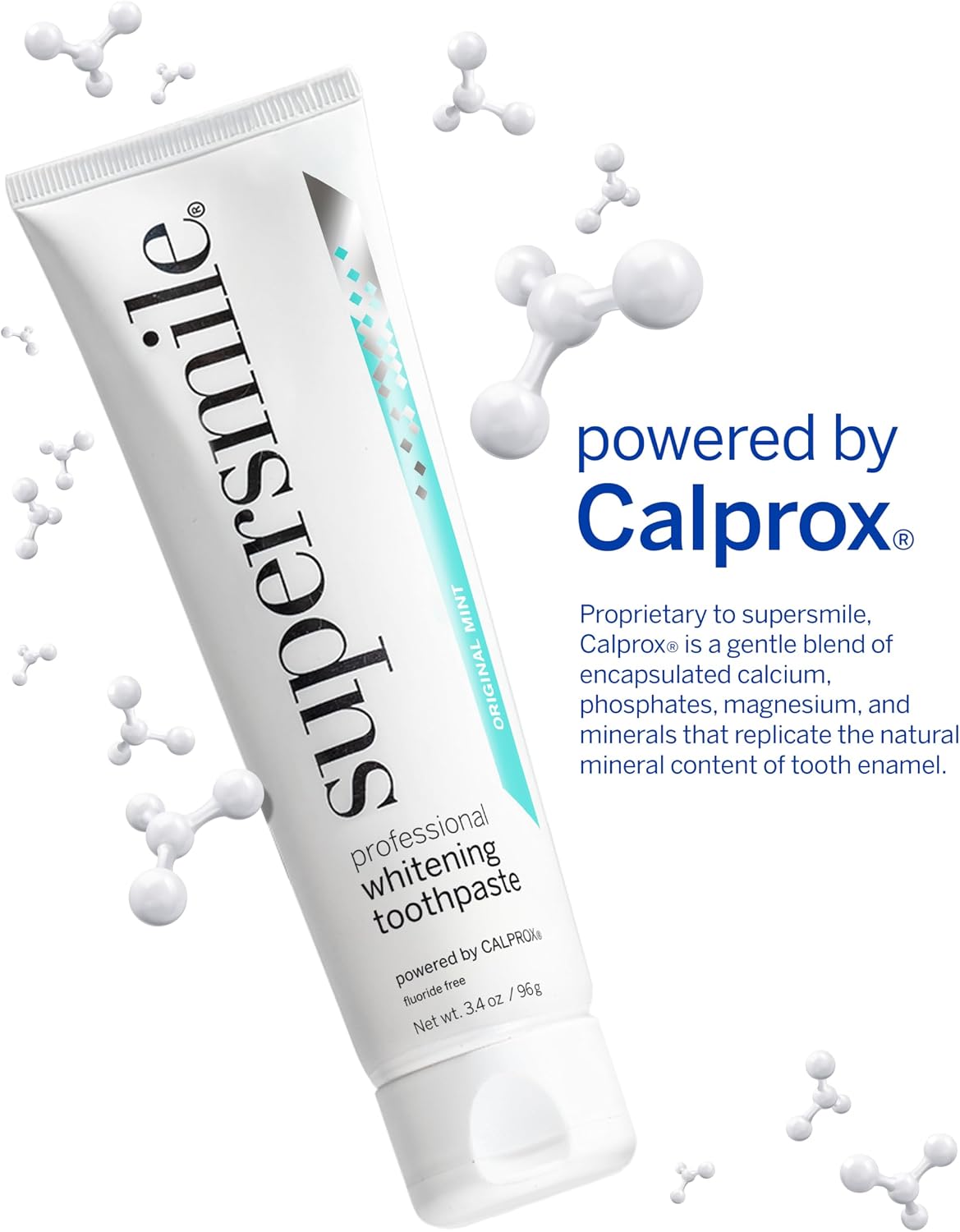 Supersmile Fluoride-Free Whitening System, 3.4 Oz Toothpaste + Accelerator