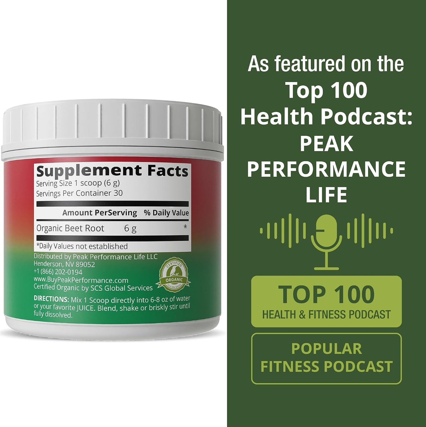 Organic Beet Root Powder - Ultra High Purity Super Food Beets Juice Powder. 100% Pure Nitric Oxide Boosting Beetroot Supplement. Keto, Paleo, Vegan Reds Superfood Rich in Polyphenols