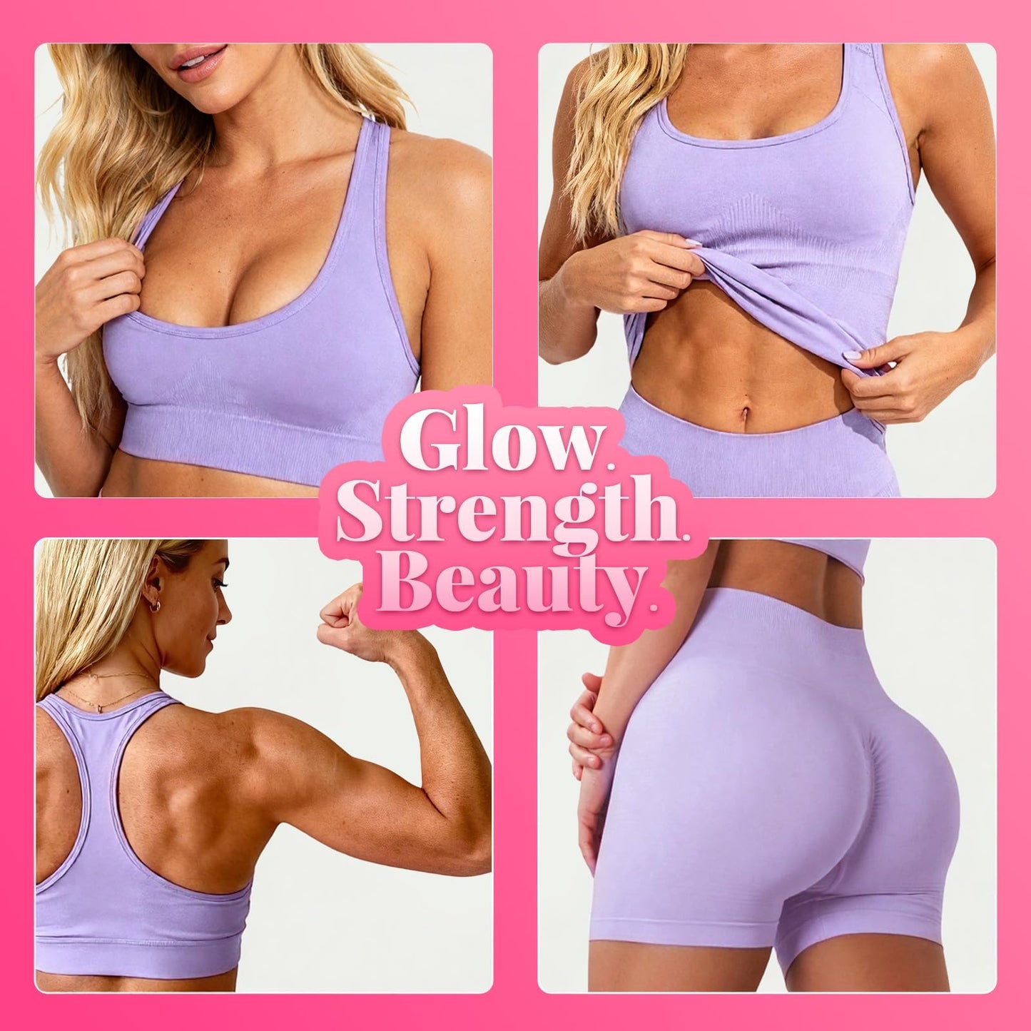 Creatine for Women, Creatine Monohydrate Gummies with Collagen, Vitamin D3 & Calcium for Muscle Support & Energy, Flavored Sugar Free Creatine Gummies Post & Pre Workout Supplements for Women, 120 Ct