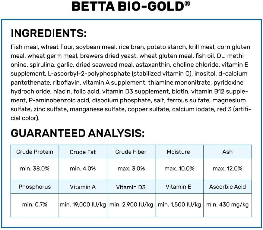 Hikari Tropical Betta Bio-Gold Fish Food, 0.70 oz (20g)