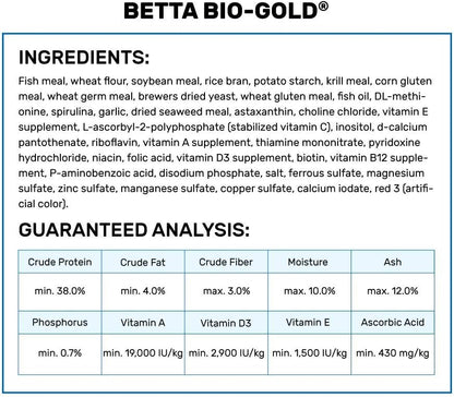 Hikari Tropical Betta Bio-Gold Fish Food, 0.70 oz (20g)