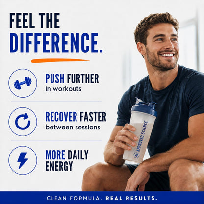 Approved Science Creatine Monohydrate Powder – with BioPerine – Supports Strength, Lean Muscle & Recovery – 5 g Per Serving – Unflavored Creatine Powder – Non-GMO, Vegan – 60 Servings