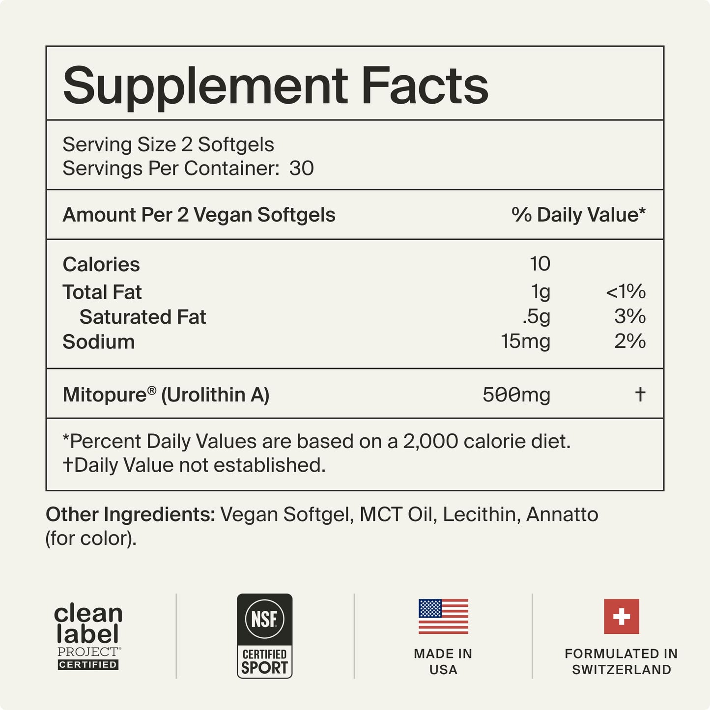 Timeline Mitopure Urolithin A Supplement Softgels - Clinically Proven Support for Healthy Aging and Cellular Renewal - Mitoceutical for Muscle Support and Longevity