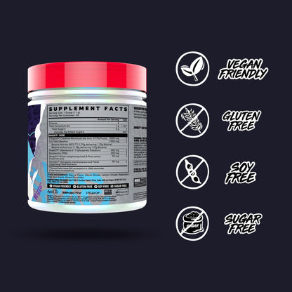GHOST Size Muscle Builder Dietary Supplement - Cherry Limeade, 30 Servings – Support Muscle Growth & Strength Building for Men & Women - Creatine & Betaine - Free of Sugar & Gluten