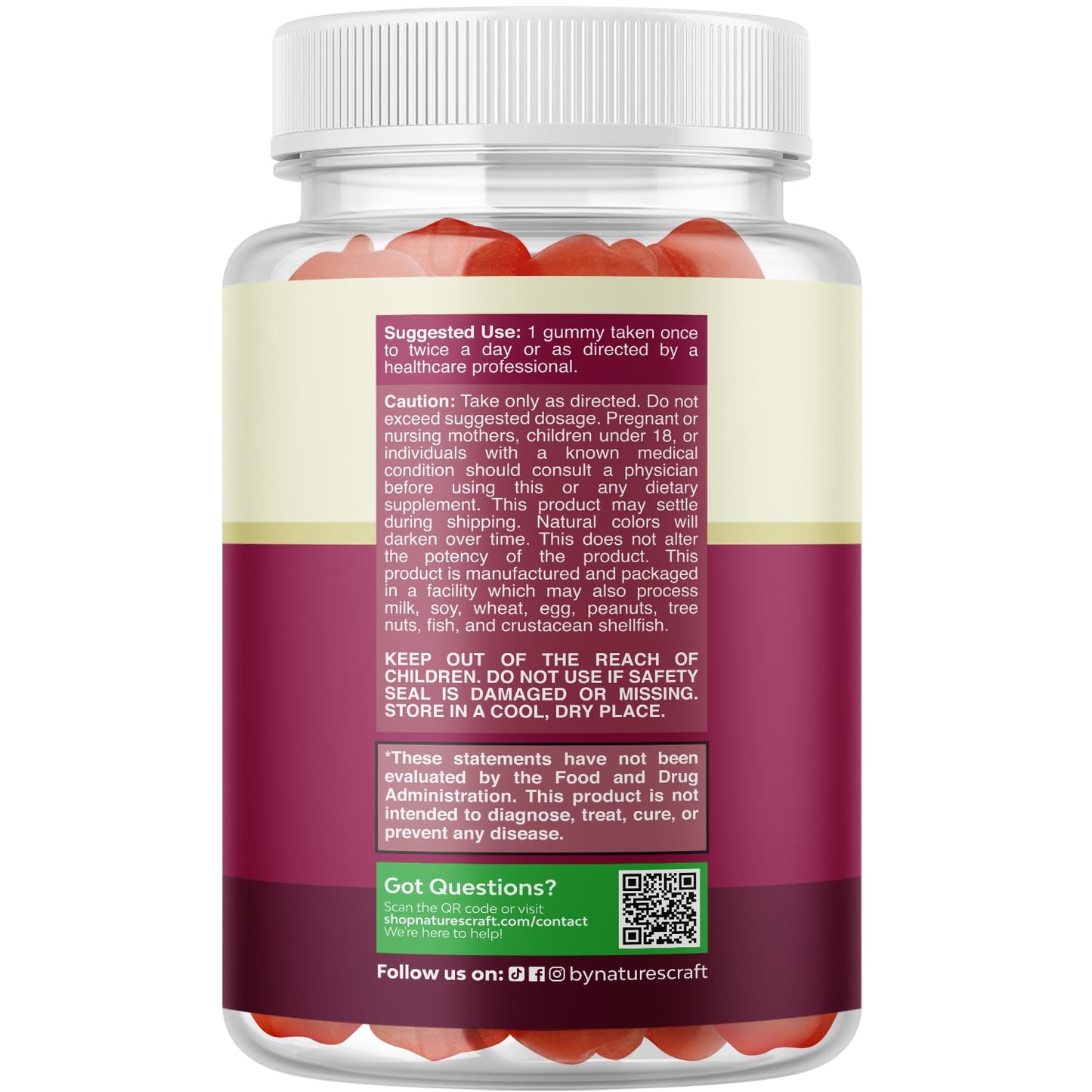 Apple Cider Vinegar Gummies with Mother - Cleanse & Detox ACV Gummies for Weight Loss, Gut Health, Bloating, Metabolism & Energy Support - ACV with Mother with B12 Vitamin, B6 & Pomegranate - 60 Ct