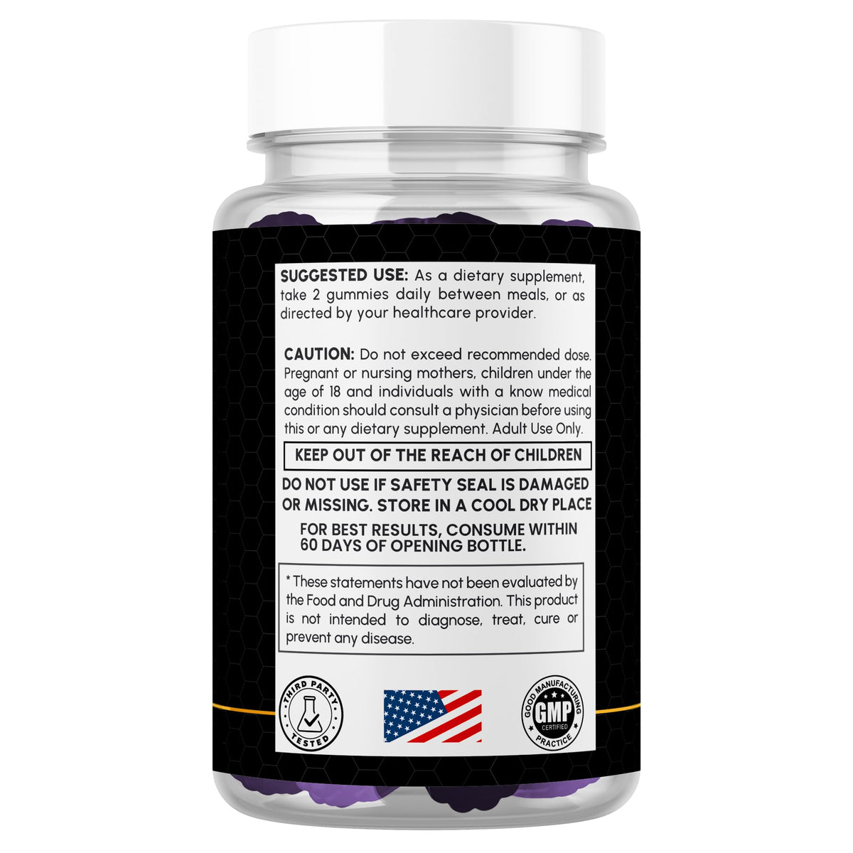 (3 Pack) Honeyfil Gummies Advanced Men's Health Support (180 Gummies)