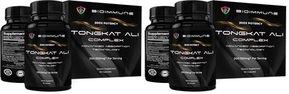 BioImmune Longjack Tongkat Ali Ultra Concentrated Purified Extract Capsules | Strength Muscle Mass, Drive, Performance