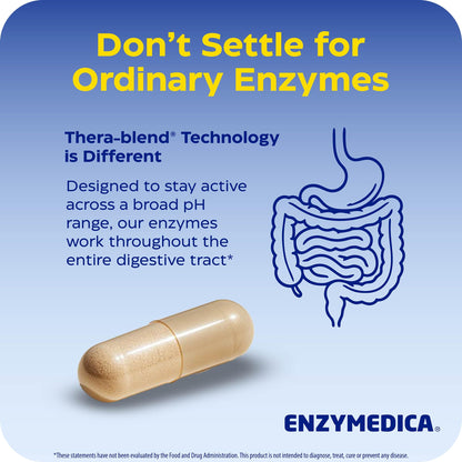 Enzymedica Digest Gold + Probiotics - Digestive Enzyme Supplement for Women & Men, Enzyme and Probiotic Capsules for Digestion, Gut Health Support, Helps Gas & Bloating, Vegetarian - 45 Caps