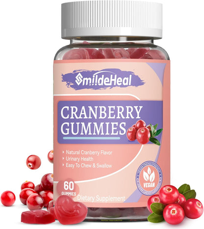 Cranberry Gummies 1000mg, Cranberry Supplements for Women 60 Count | Cranberry Gummies 1000mg, Cranberry Supplements for Women, with D-Mannose 250mg, Urinary Tract Health 60 Count