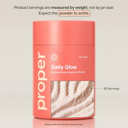 Proper The Corals Beauty Glow - Collagen Peptides Powder with Vitamin C MSM
