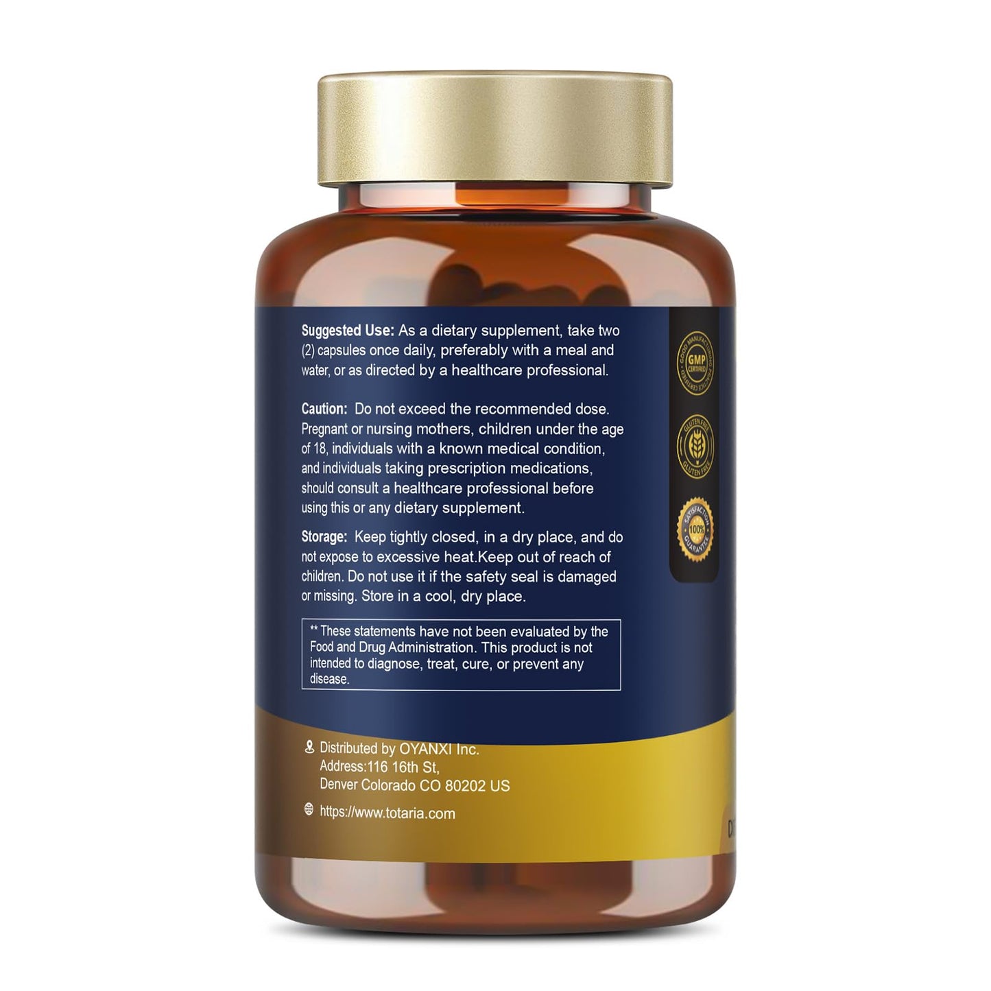 Totaria 18-in-1 Organic Ceylon Cinnamon Capsules with Berberine, Ceylon Cinnamon Supplement w/Apple Cider Vinegar Turmeric Bitter Melon Milk Thistle, for Metabolism, Energy, Heart*, 120 Counts