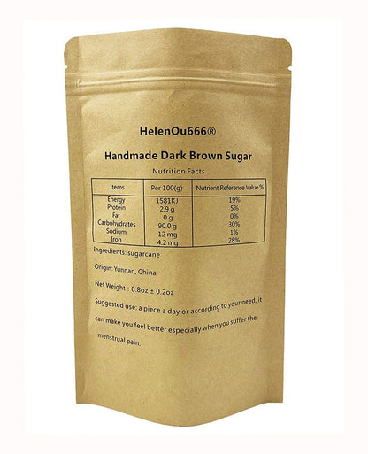 Yunnan specialty: handmade dark brown sugar for relieving the pain during menstrual