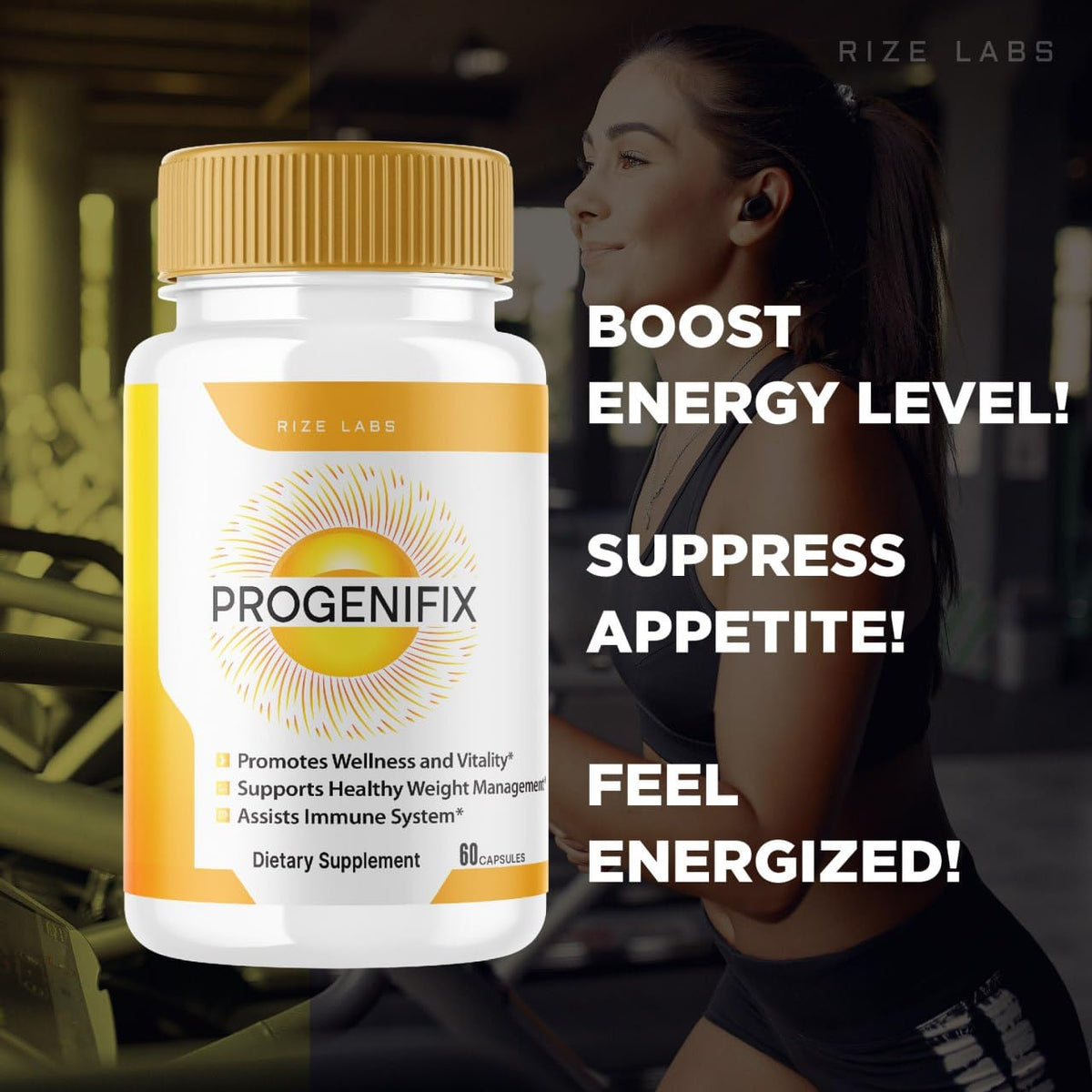 rize labs (2 Pack) Progenifix Weight Loss Supplement, Progenifix Capsules Total Body Wellness