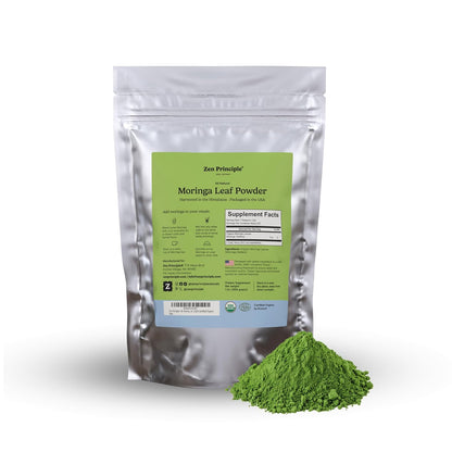 1 lb. Premium Organic Moringa Oleifera Leaf Powder. USDA Certified Organic.