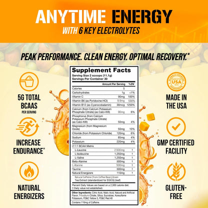Evlution EVL BCAAs Amino Acids Powder - BCAA Energy Pre Workout Powder for Muscle Recovery Lean Growth and Endurance - Rehydrating Post Workout Recovery Drink with Natural Caffeine - Pink Lemonade