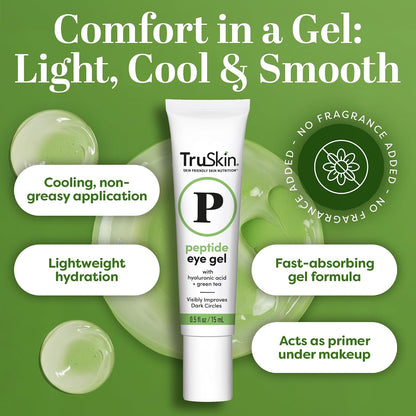 TruSkin Peptide Duo - Collagen Peptide Serum 1 oz with Eye Gel .5 oz