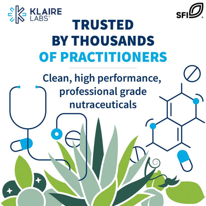 Klaire Labs Berberine HCI 500mg - Berberine Supplement - Gluten-Free, Hypoallergenic