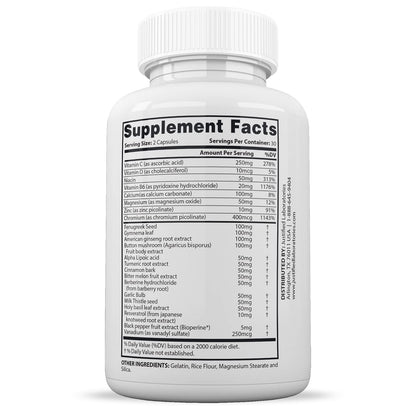 Justified Laboratories (2 Pack Blood Balance Max 1295MG Formula Supplement Pills