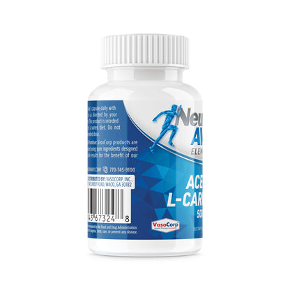 NeuropAWAY Elements Acetyl L-Carnitine 500mg 60ct Acid Resistant Capsules (60 500mg