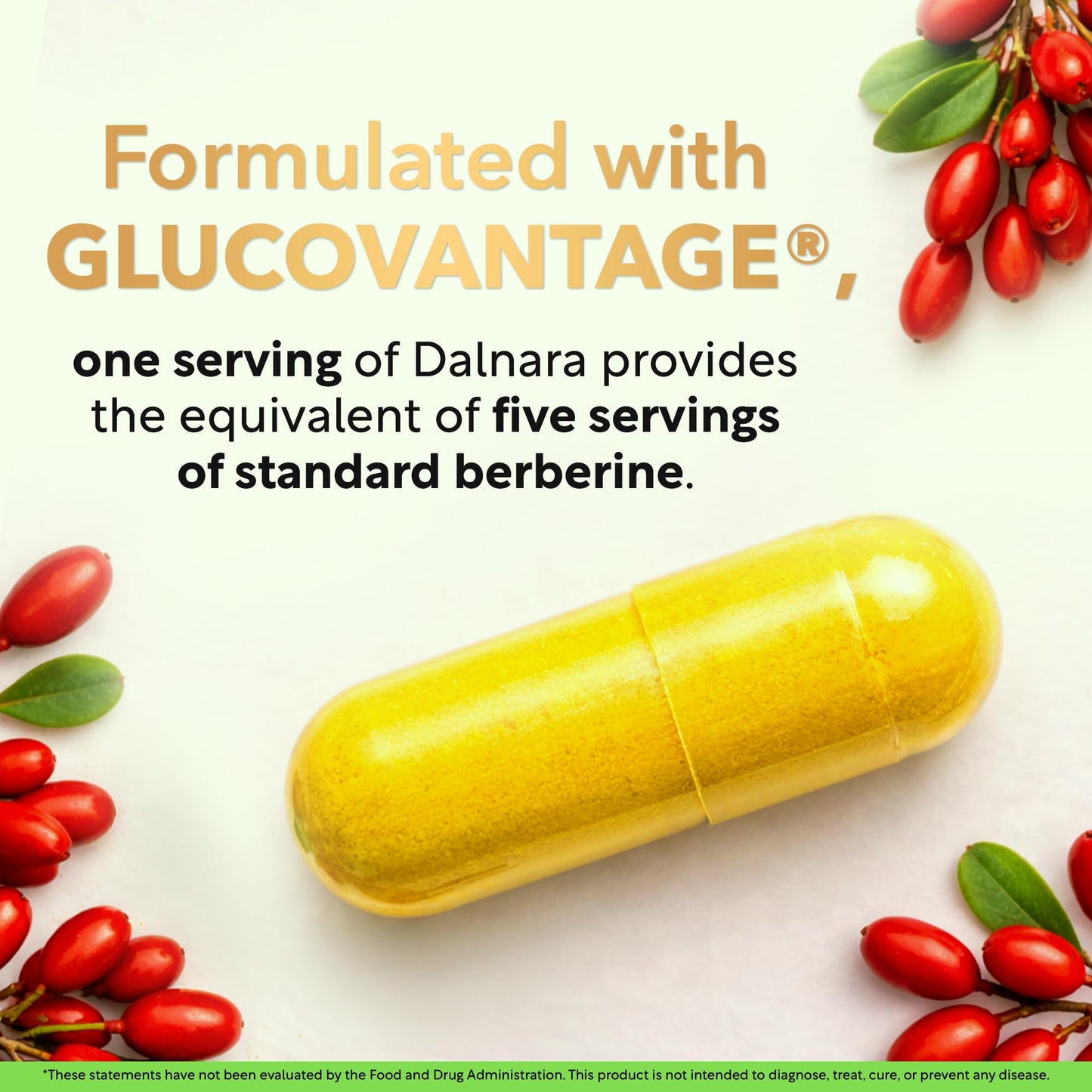 Dihydroberberine 250mg | GlucoVantage 30 days Supply | DHB supplement