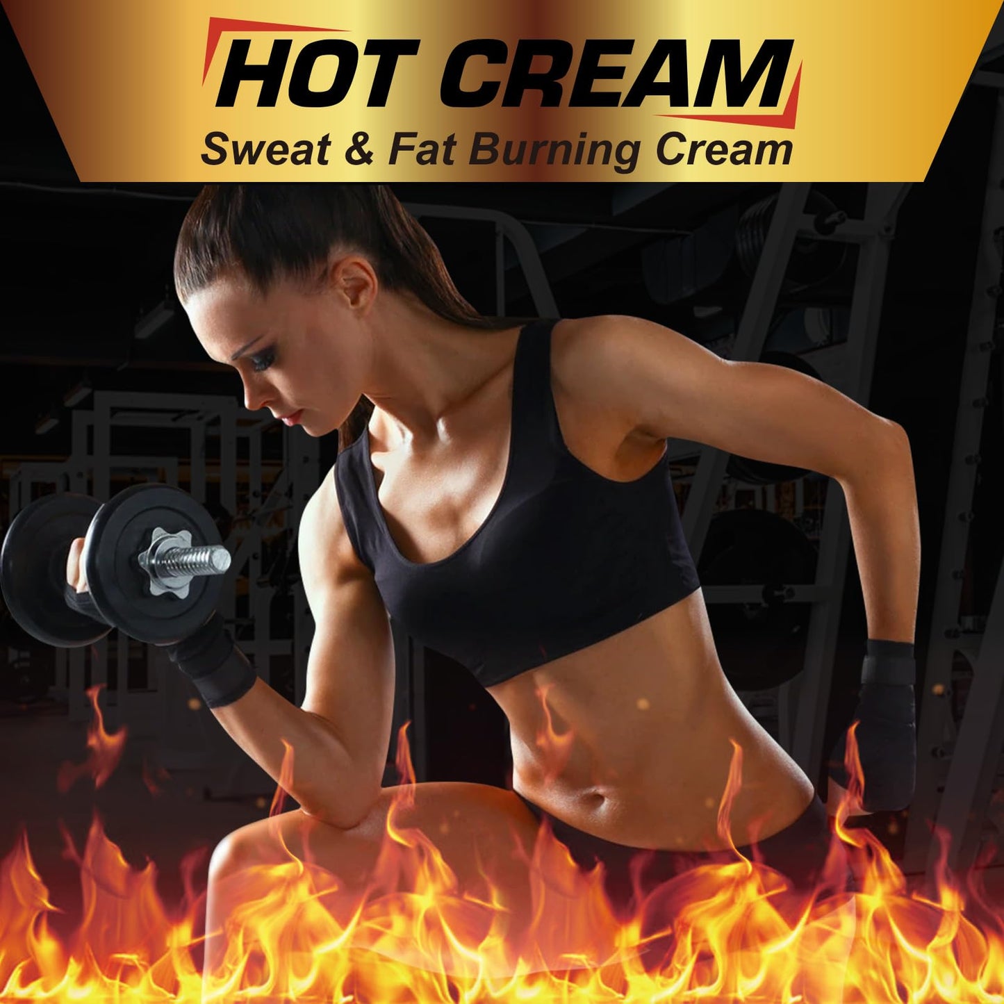 Sweat Cream for Skin, Natural Workout Enhaner Promotes Circulation for Targeted Areas, Support Muscle Warm-up & Skin Tightening, Enhance Exercise Effectiveness, Hot Swaet Cream for Women & Men