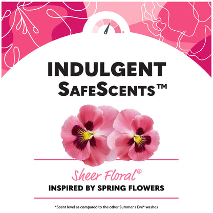 Summer's Eve Freshening Spray | Sheer Floral| 2 oz Size | Pack of 6 | pH Balanced, Dermatologist