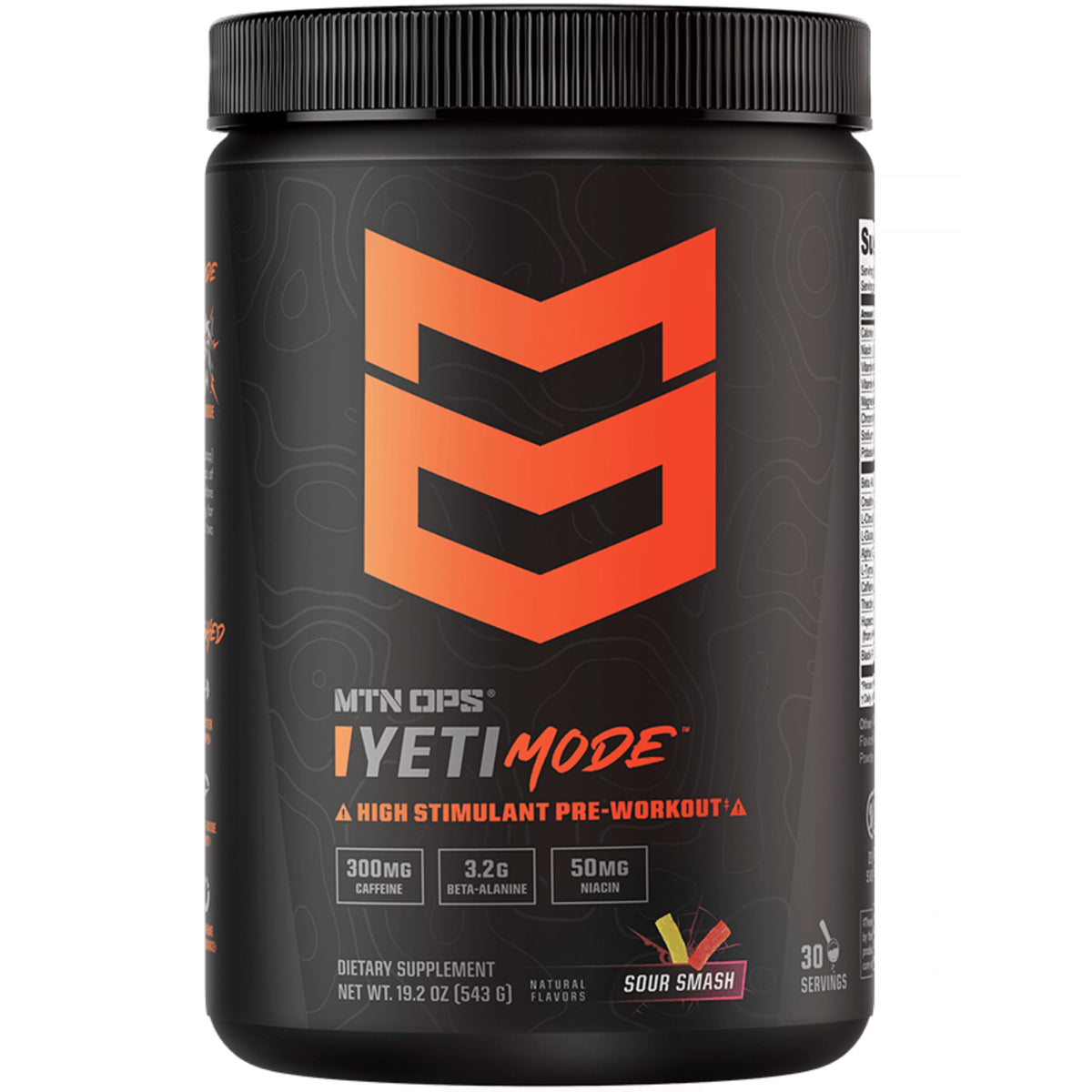 MTN OPS Yeti Mode High Stim Pre-Workout with Creatine, Pink Lemonade