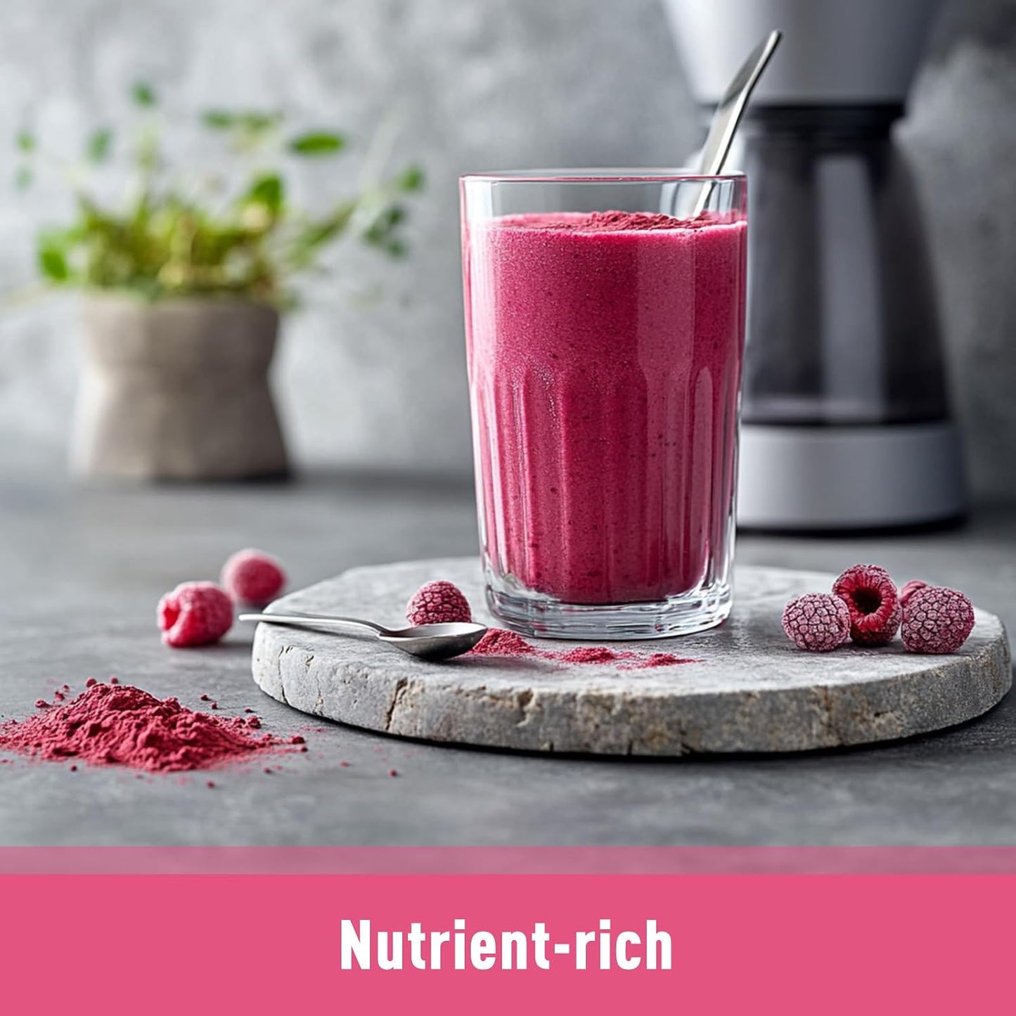 Unleash’d Organic Organic Raspberry Juice Powder 16oz – 100% Pure Superfood, Antioxidant-Rich & Nutrient-Dense