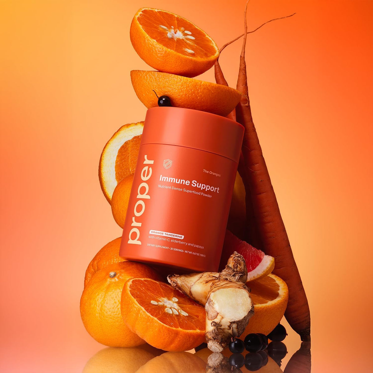 Proper The Oranges Immune Support - Superfood Powder with Vitamin C Zinc