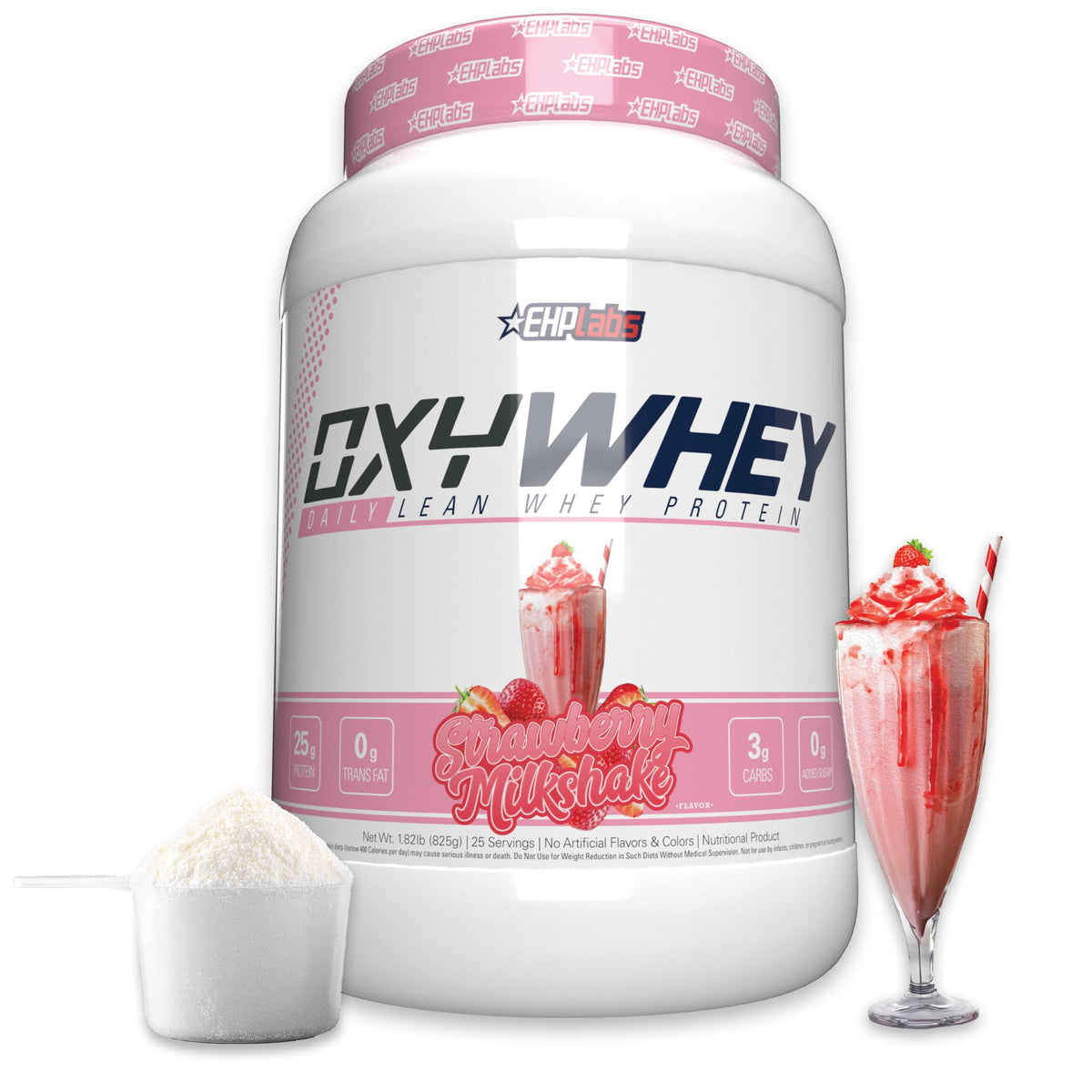 EHPlabs OxyWhey Whey Protein Isolate Powder - 25g of Whey Isolate Protein Powder