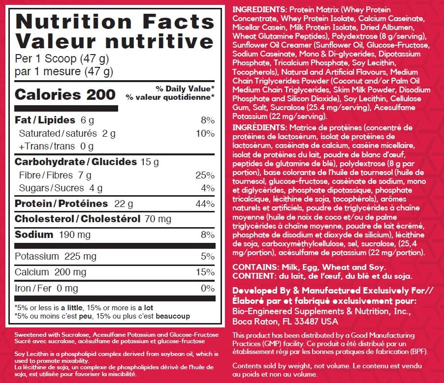 BSN SYNTHA-6 Whey Protein Powder with Micellar Casein, Milk Protein Isolate Powder