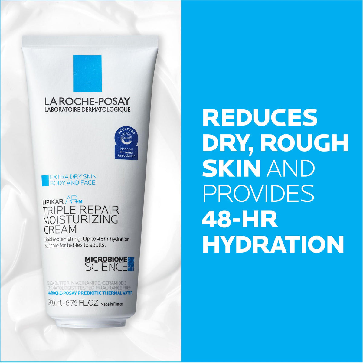La Roche-Posay Lipikar AP+ Triple Repair Moisturizing Cream | Face & Body Lotion For Dry