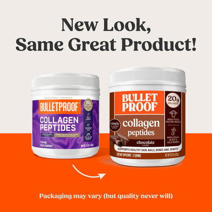 Bulletproof Unflavored Collagen Peptides Powder, 20g Grass-Fed Collagen Protein and Amino Acids for Skin, Bones and Joints, 17.6 Ounces