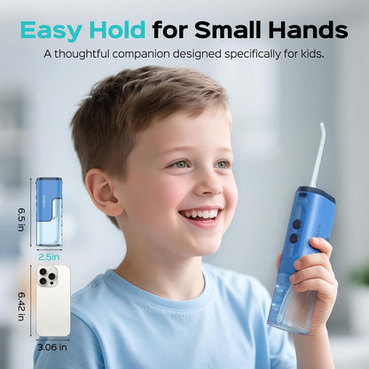 COSLUS Portable Water Flosser for Kids & 4 PCS Tips Replacement Heads Jet Nozzles Only Compatible COSLUS T40