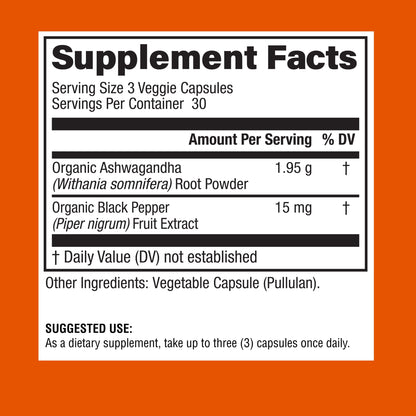 Physician's CHOICE Ashwagandha Supplement - 1950mg of Bioavailable Organic Ashwagan