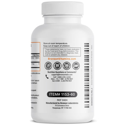 Bronson Vitamin K2 D3 (MK7) Extra Strength D3 & K2 Complex, 120 Capsules | Bone, Immune & Heart Health Support, Gluten Free, Soy Free, Non-GMO, Vitamin D3 10,000IU (250 mcg) & 120 mcg K2 MK-7