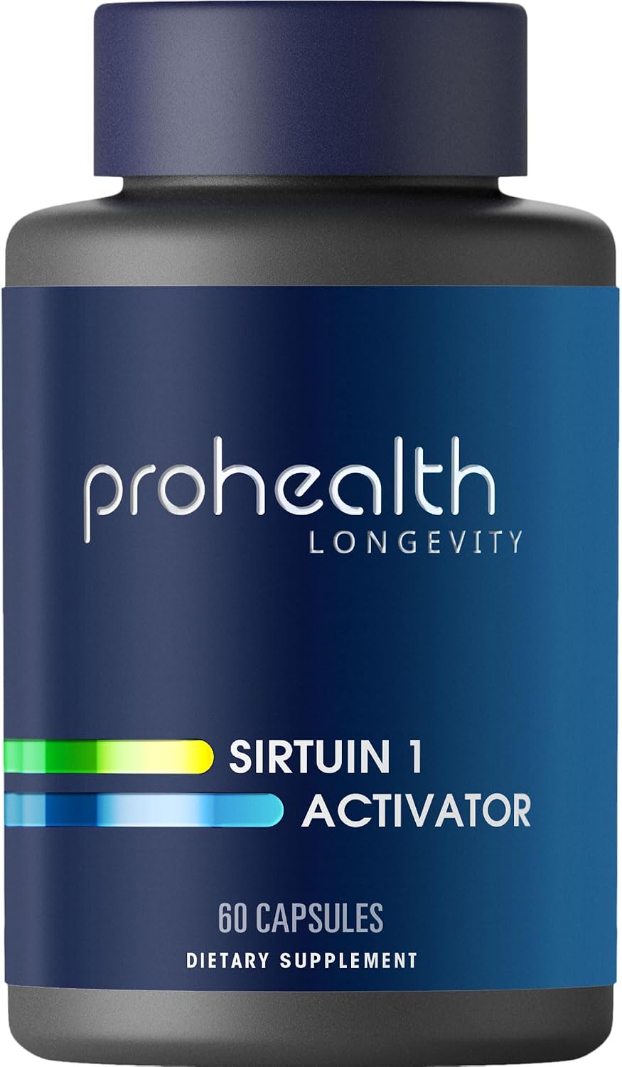 ProHealth Sirtuin 1 Activator | 60 Capsules | Resveratrol Combined with Pterostilbene Activates SIRT1 for Longevity & Cellular Support | Triple Lab-Tested, GMP-Manufactured in USA