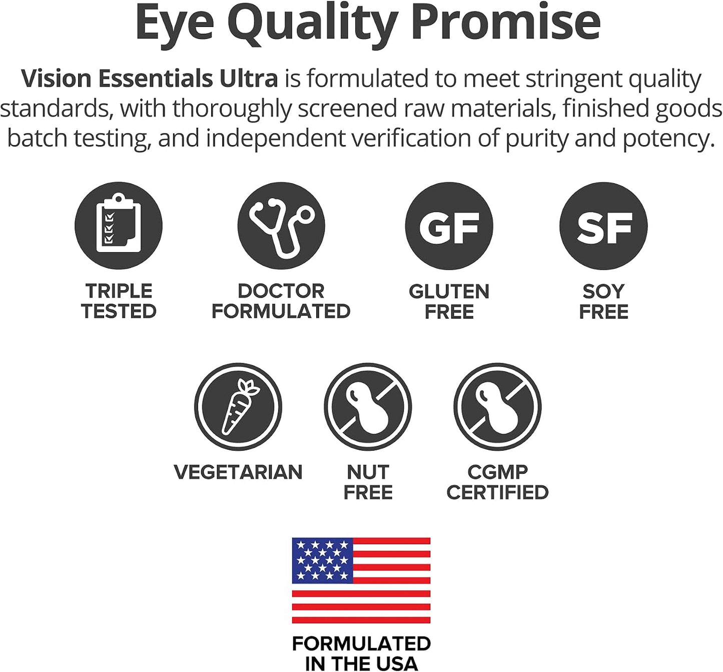 Dr. Whitaker's Vision Essentials Ultra w/Lutein for Macula & Retina Health