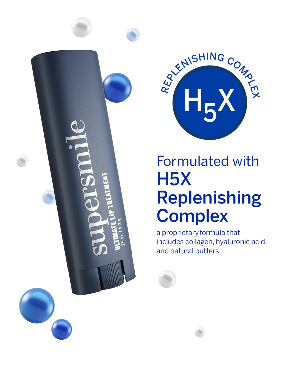 Supersmile Ultimate Lip Treatment, Hydrating Lip Balm, Restorative