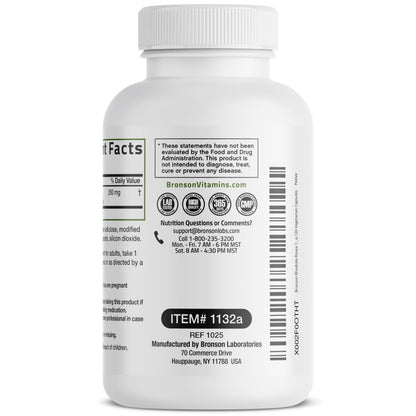 Bronson Rhodiola Rosea Adaptogen for Stress, Mood & Energy, 60 Capsules | Brain Health Support, Vegetarian, Non-GMO, Gluten-Free & Soy-Free