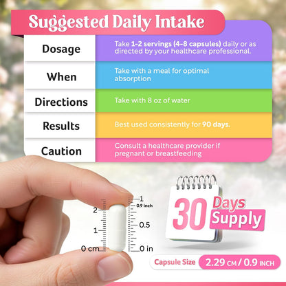 Myo-Inositol & D-Chiro Inositol Supplement for Women 240ct Ideal 40:1 Ratio