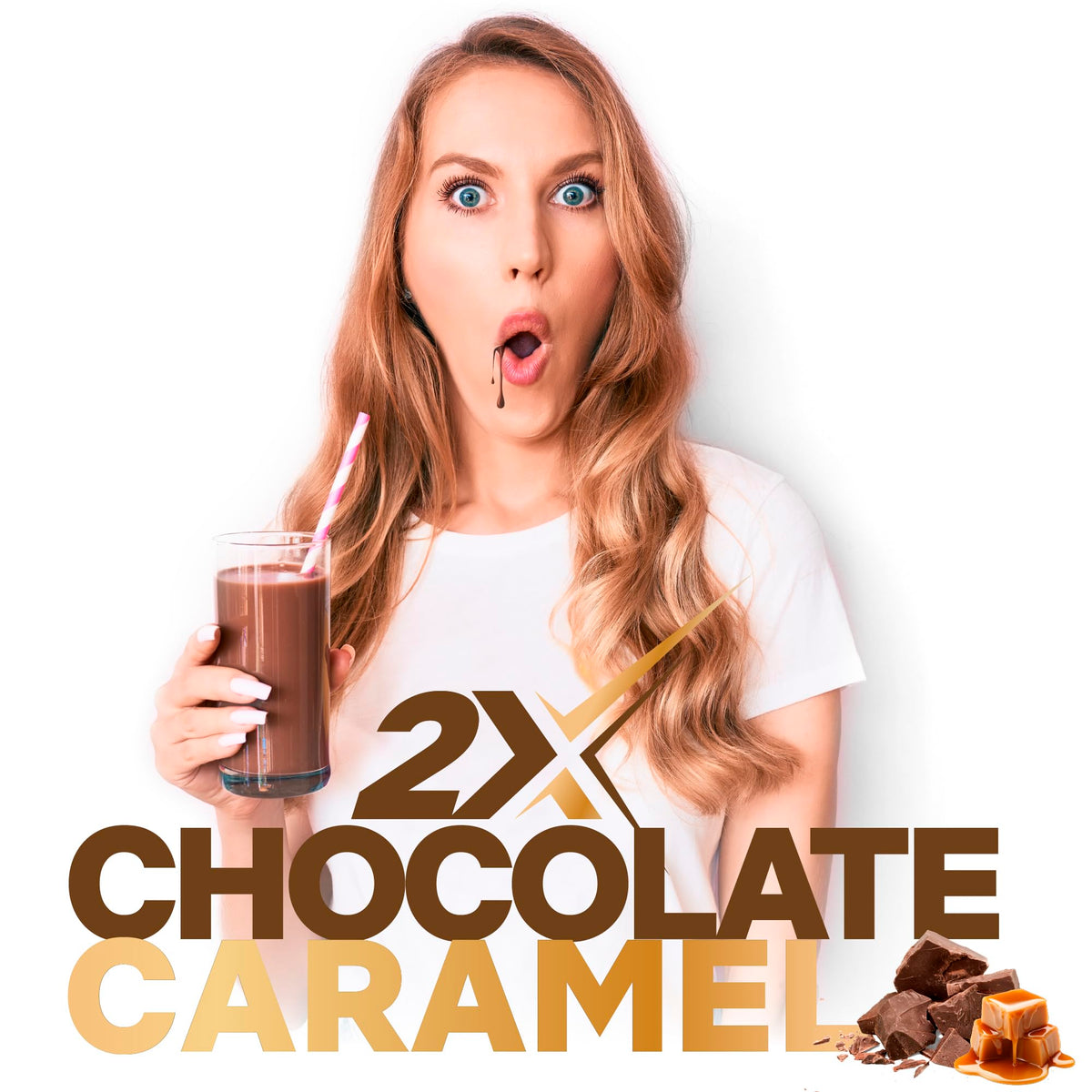 SUPERB4FIT Whey Protein Isolate Protein Keto Powder Chocolate Caramel Protein Shake