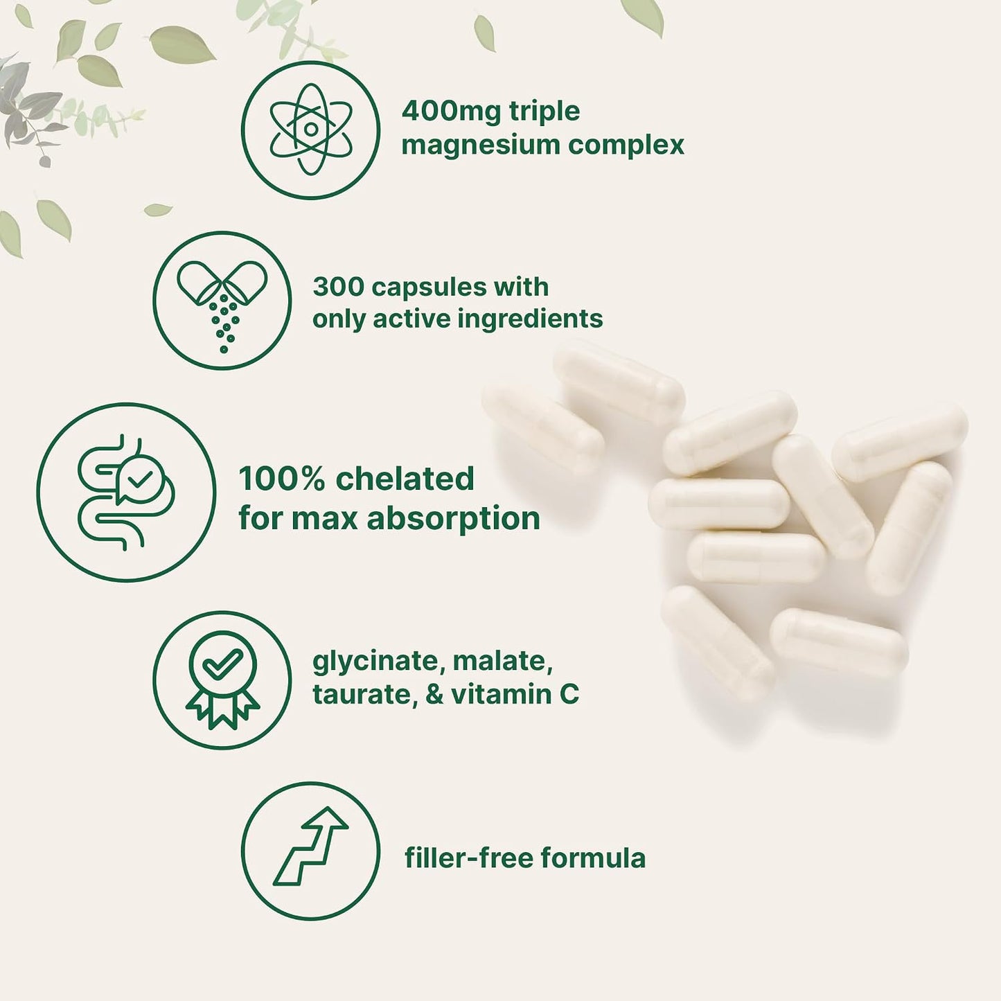 Micro Ingredients Pure Methylated B Complex & Pure Triple Magnesium 400mg Capsules | 2 Pack Bundle | Glycinate, Malate, B12, Thiamin, Fat Soluble Vitamin C, & More | Clean Ingredients Without Fillers