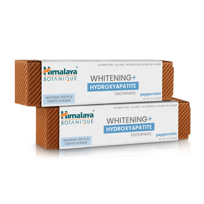 Himalaya Botanique Whitening+ Nano Hydroxyapatite Toothpaste, Mint, 4 oz