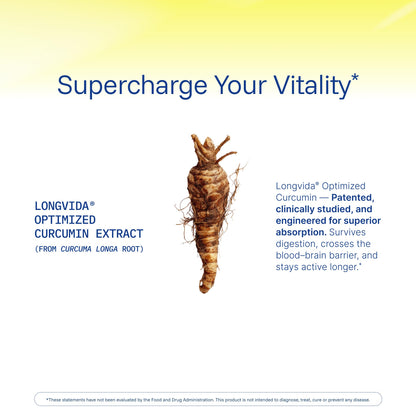ProHealth Turmeric Curcumin Supplement: 285 Times More Bioavailable- Developed by Neuroscientists. 1000 mg Concentrated Longvida Curcumin Extract Per Serving (60 X 500mg Capsules/Bottle) 2 Pack